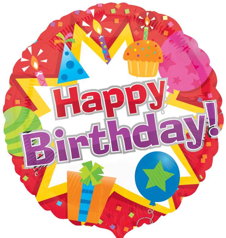 17" Birthday Icon Balloon