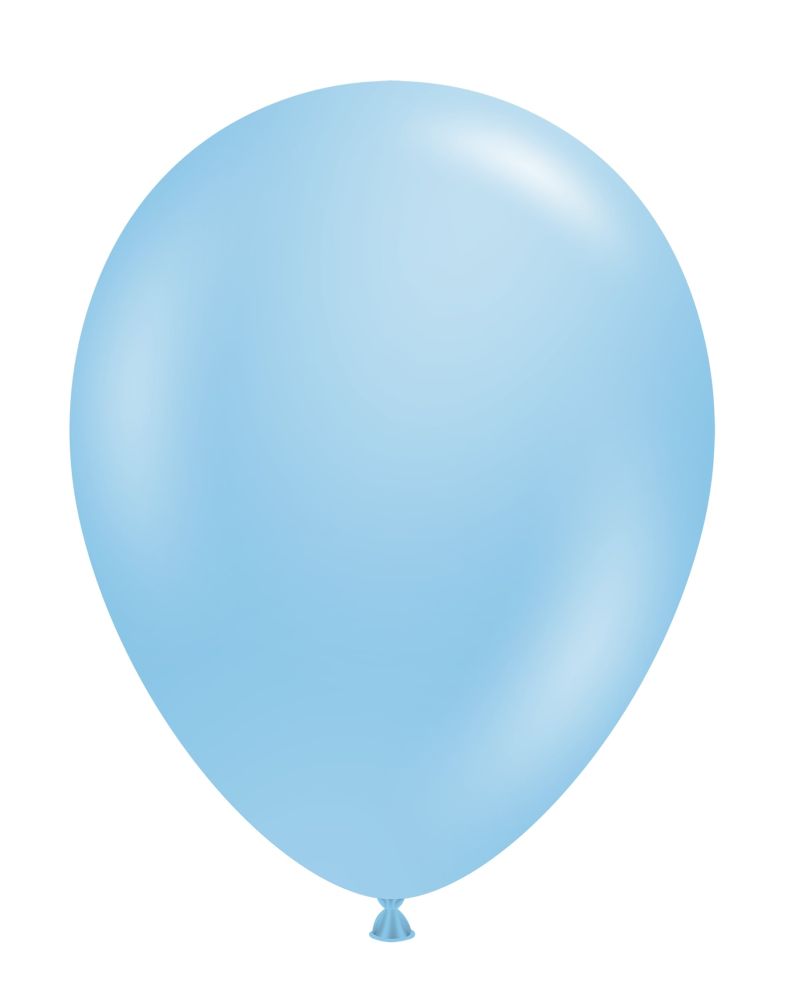 11" Baby Blue Tuftex Latex Balloons