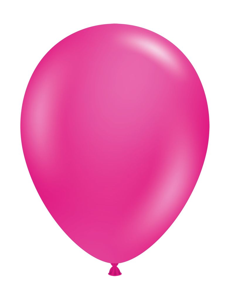 11" Hot Pink Tuftex Latex Balloons