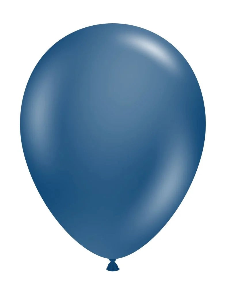 11" Navy Tuftex Latex Balloons