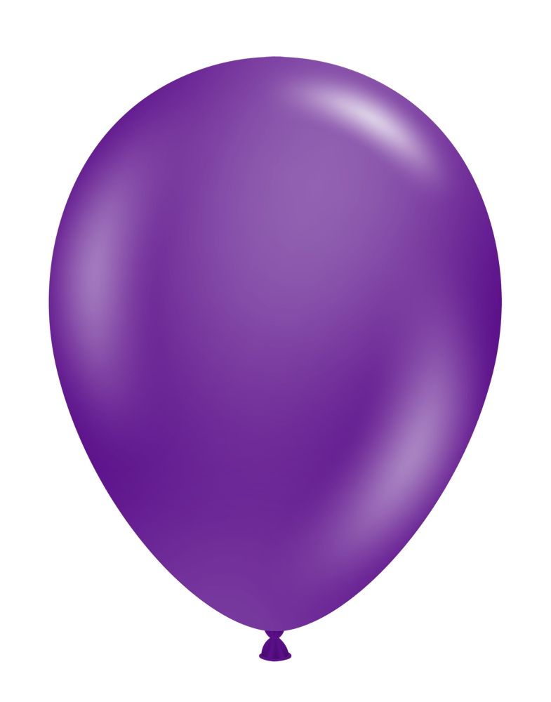 11" Plum Purple Tuftex Latex Balloons