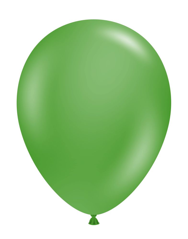 11" Green Tuftex Latex Balloons