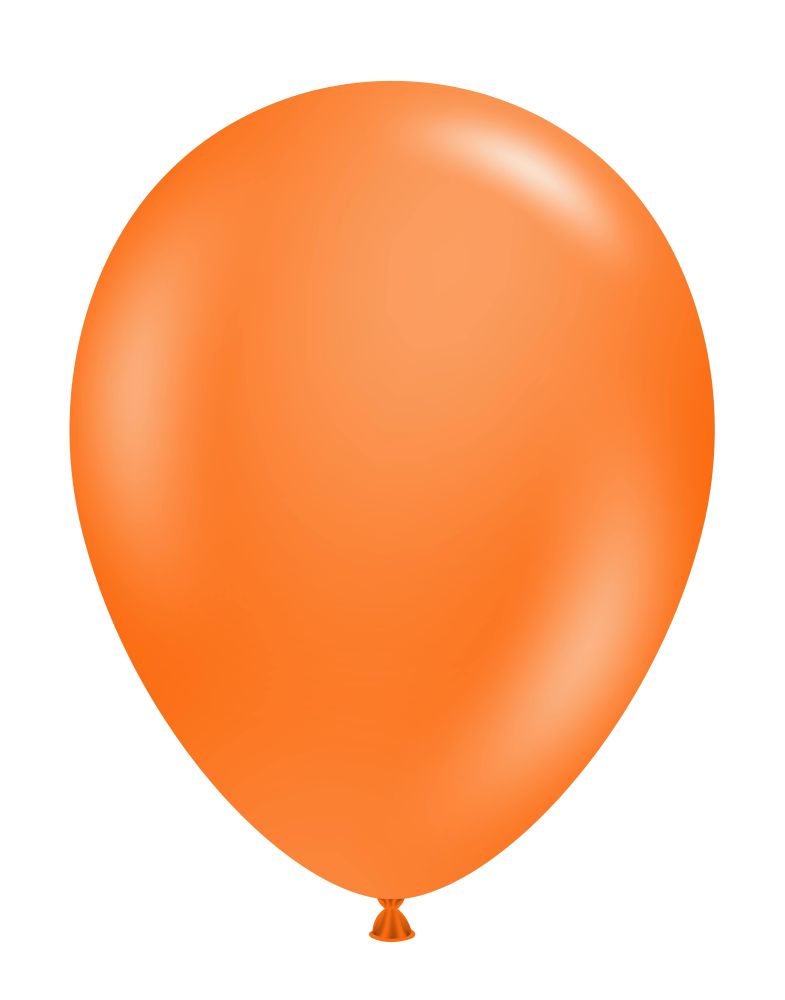 11" Orange Tuftex Latex Balloons