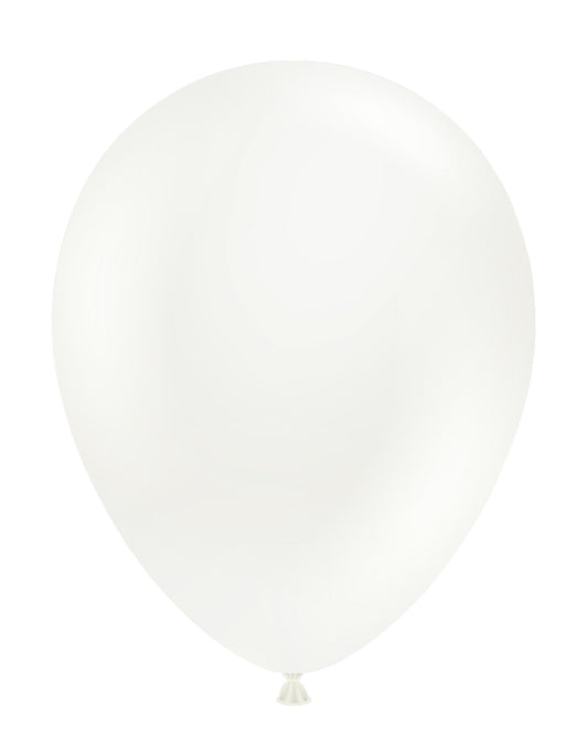 11" White Tuftex Latex Balloon