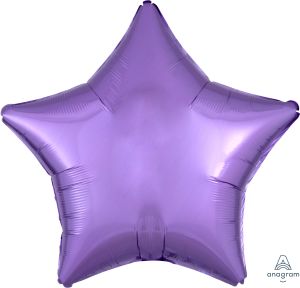 18"Solid Lavender Star Foil Balloon