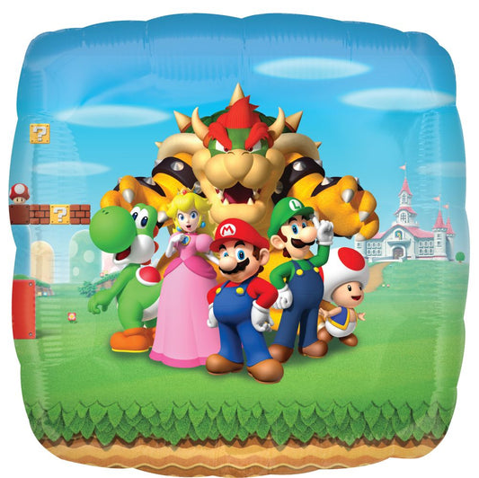 28"  Super Mario Bros Super Shape Balloon