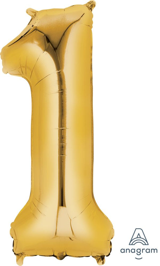 34" Gold Number 1