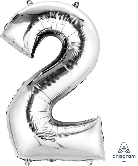Silver 34" Number 2