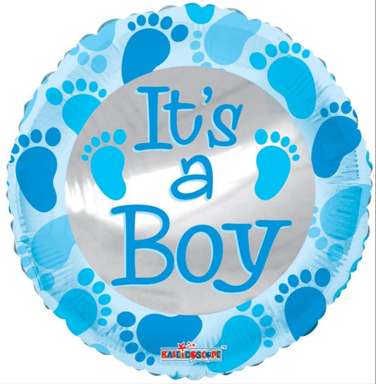18" It's a Boy metallic balloon