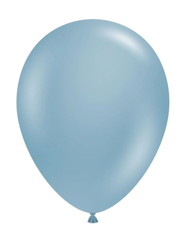 11" Blue Slate Tuftex Latex Balloons
