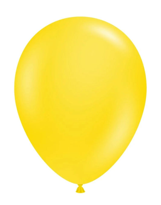 11" Yellow Tuftex Latex Balloons