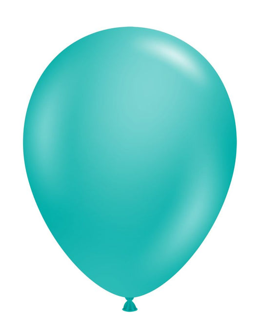 11" Teal Tuftex Latex Balloons